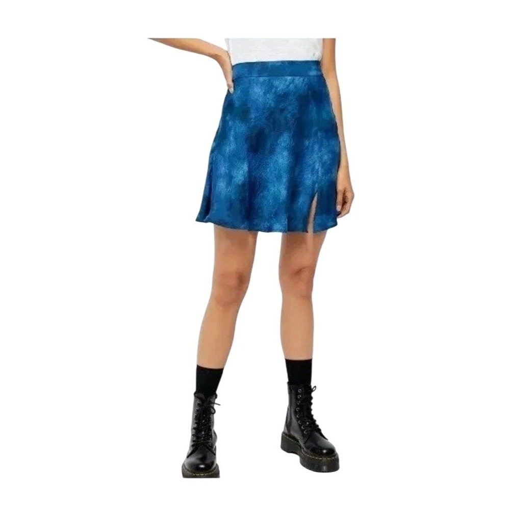 Free People Martine Flirt Tie-Dye Mini Skirt‎ Size 8 Festival, Mermaid, Indie